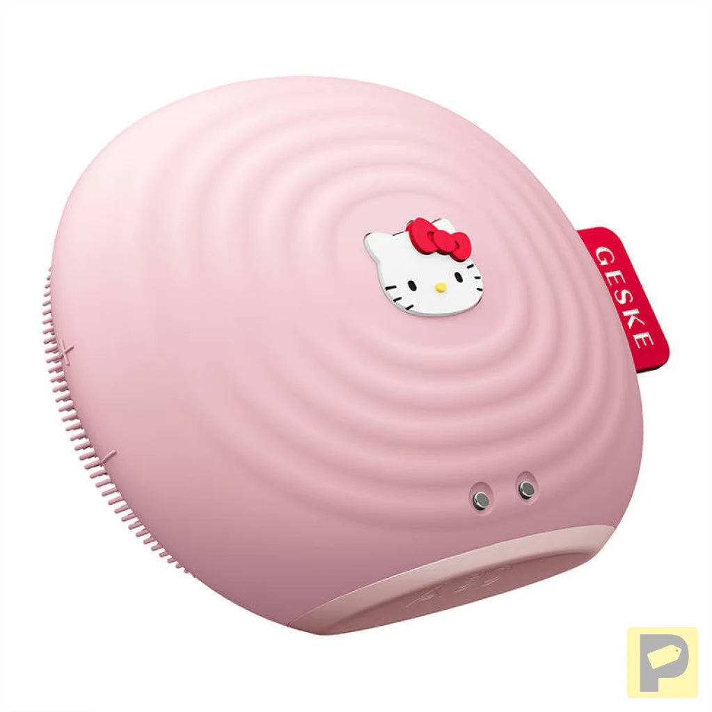 Facial Cleaning Sonic Brush 4in1 Geske with APP (Hello Kitty pink)