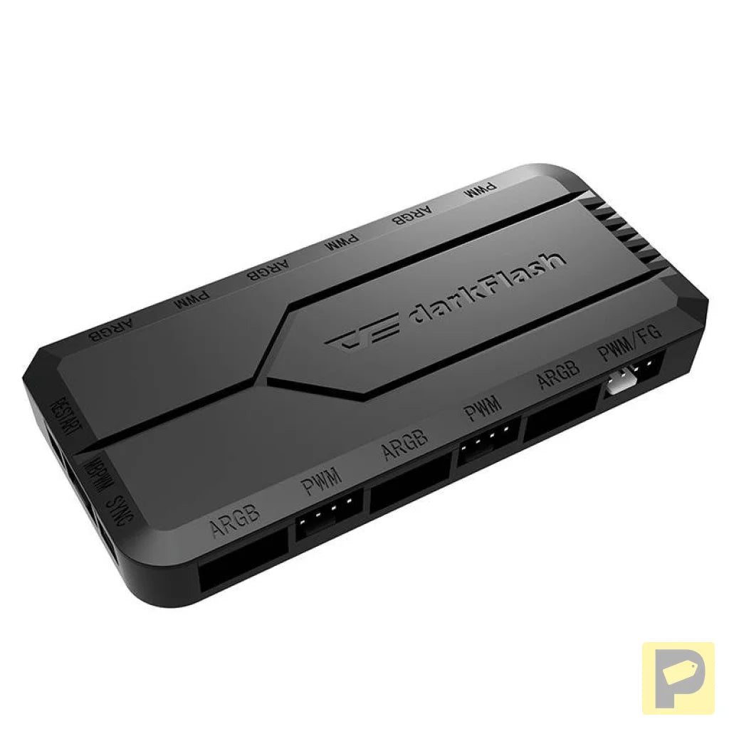 Fan control box for computer Darkflash RC2 RGB PWM + remote controller (black)