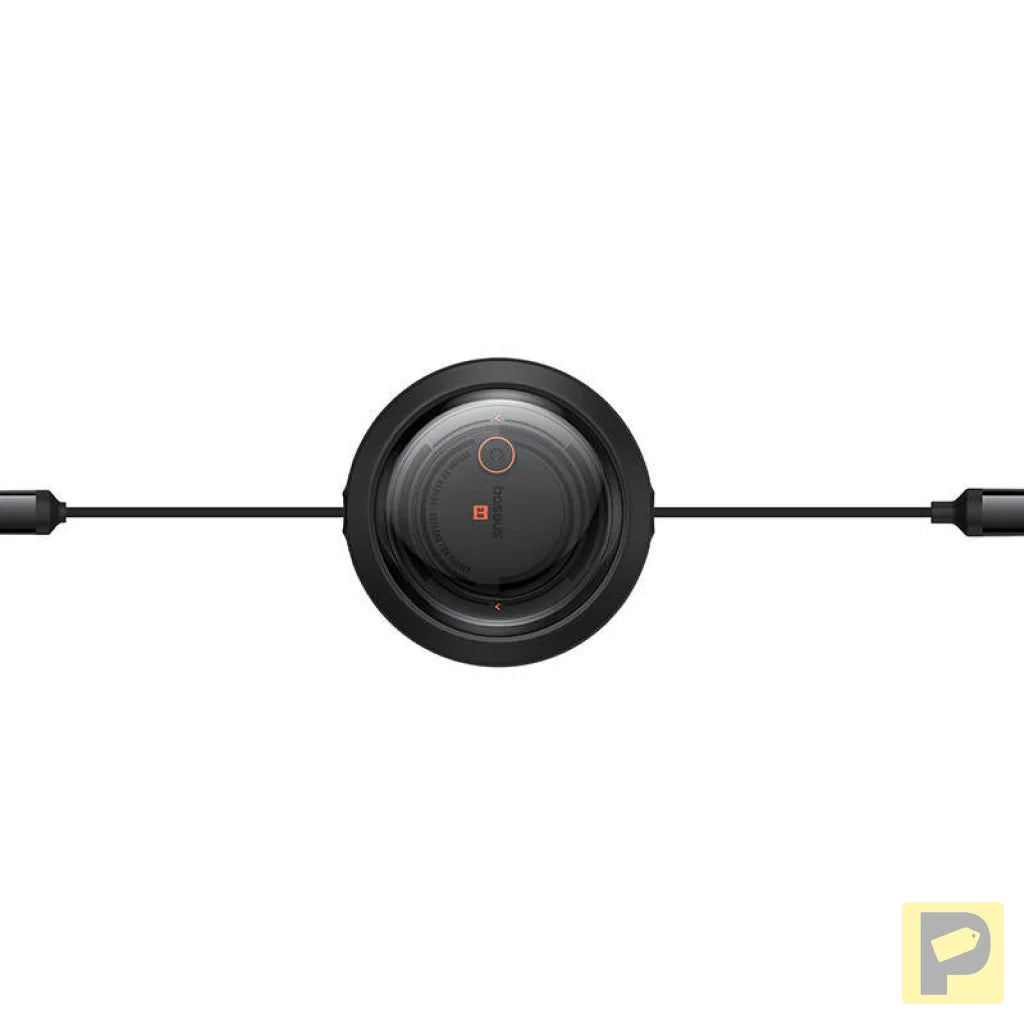 Fast Charging Cable 3in1 Baseus Free2Draw, USB to micro USB+USB-C+Lightning, 3.5A, 1.1m (black)