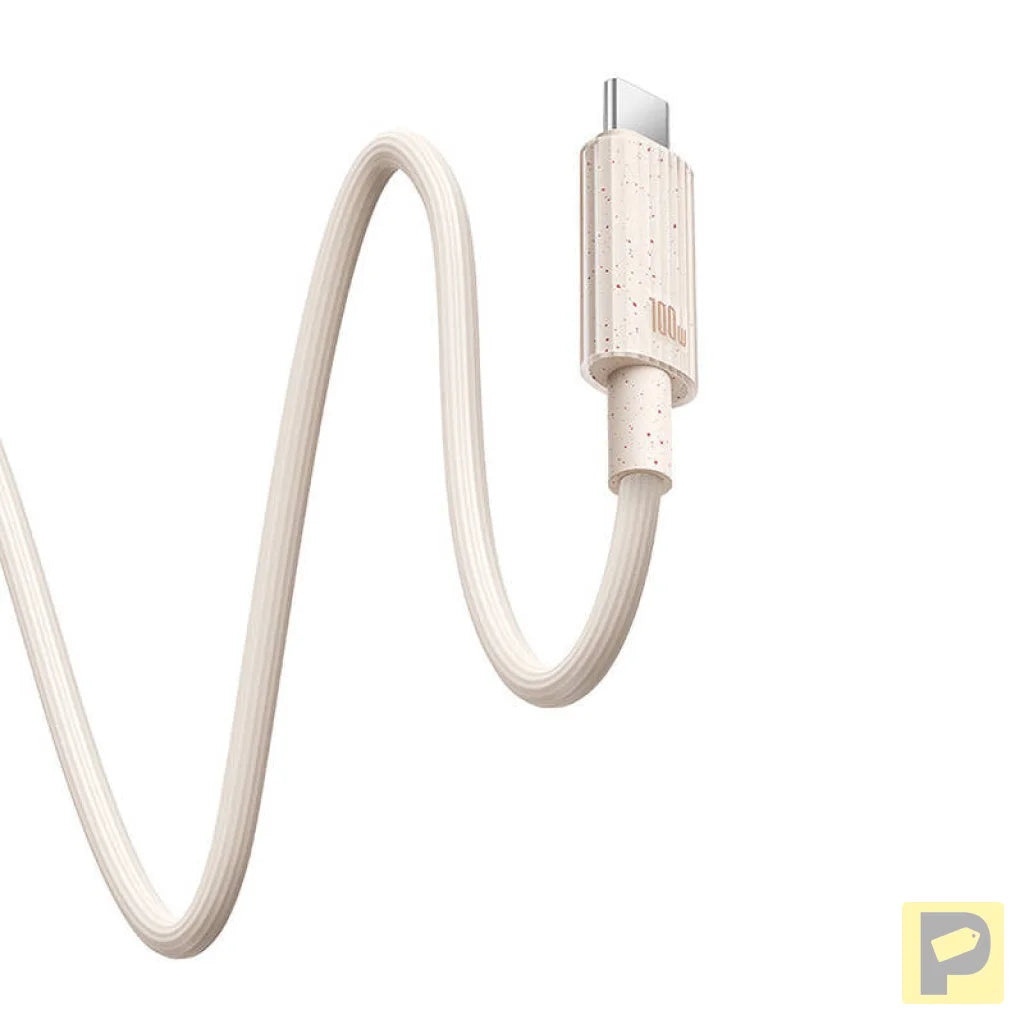 Fast Charging cable Baseus USB to USB-C Habitat Series 2m 100W (pink)