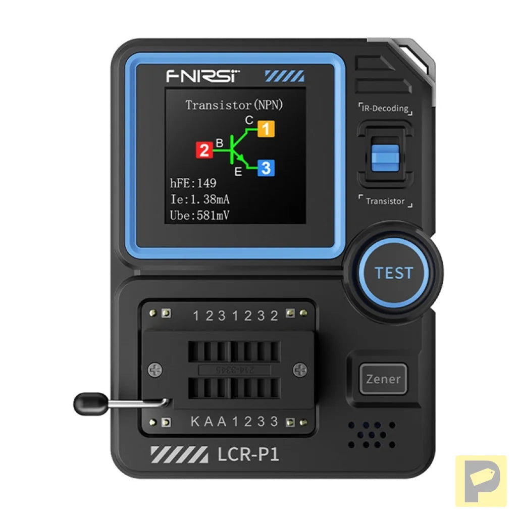 FNIRSI LCR-P1 multifunctional capacitor and transistor tester