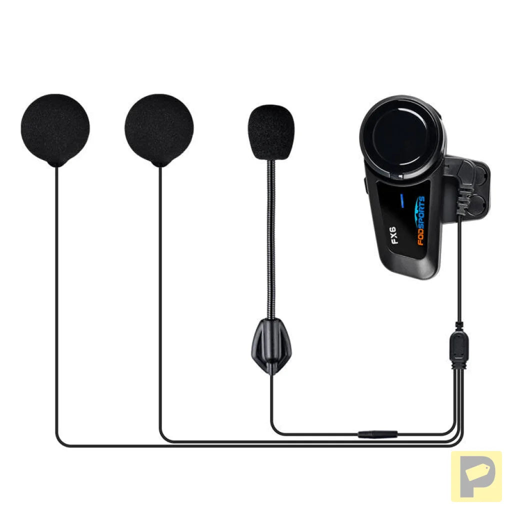 Fodsports FX6 motorcycle intercom (black)