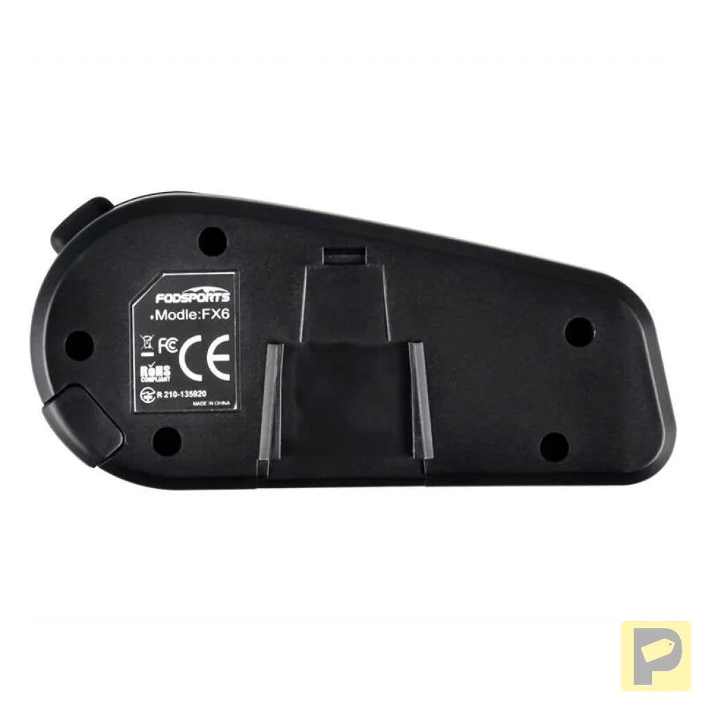 Fodsports FX6 motorcycle intercom two-pack (black)