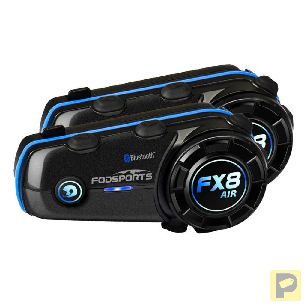 Fodsports FX8 Air motorcycle intercom two-pack (black)