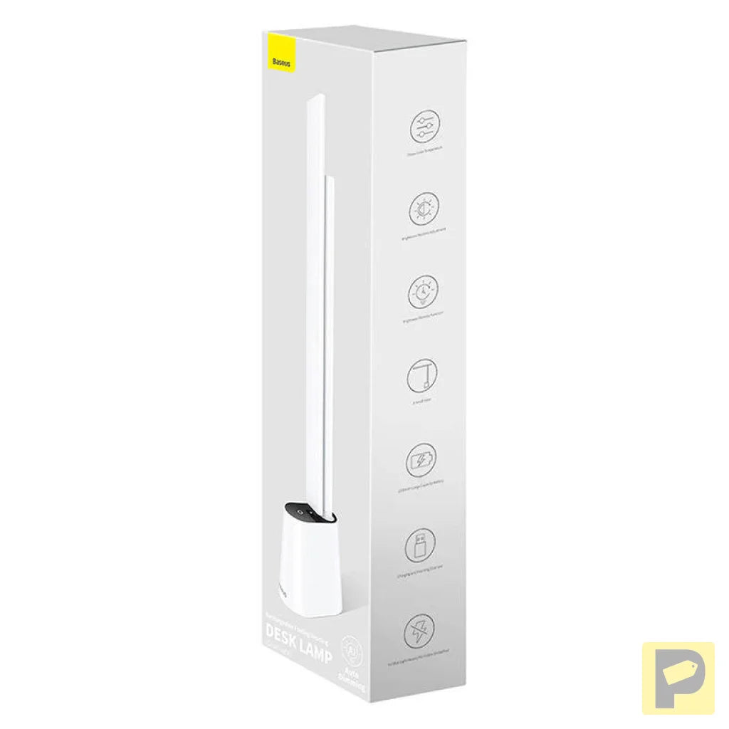 Folding desk lamp Baseus Smart Eye rechargeable (white)