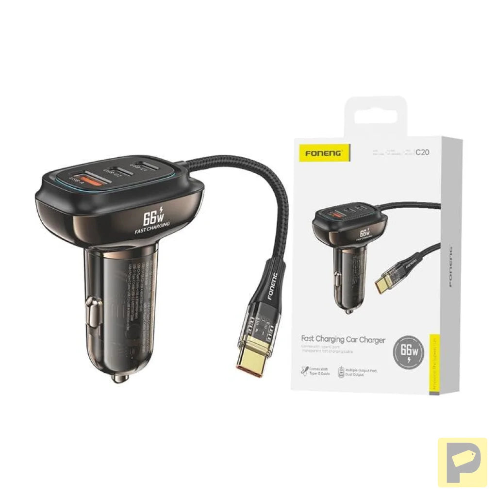 Foneng C20 A+C+C 66W car charger 3 ports