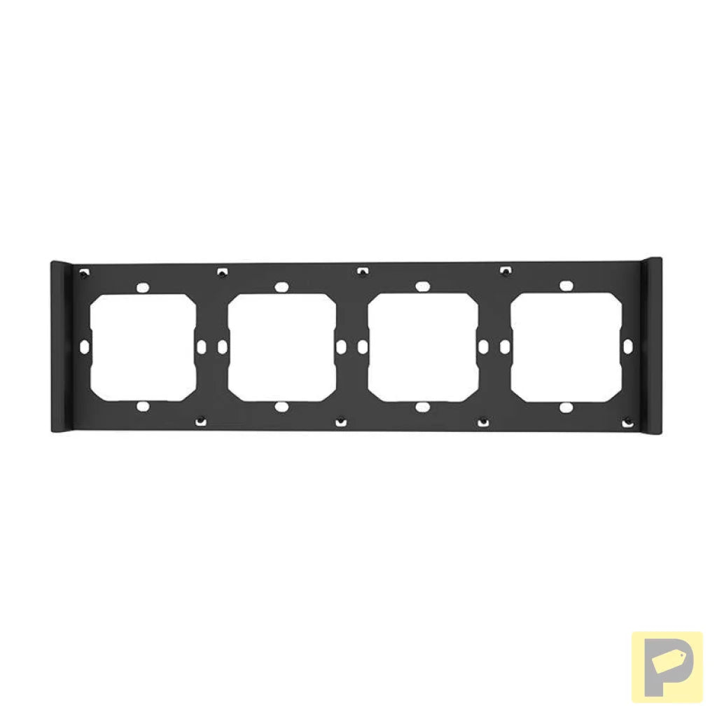 Frame for switch M5 80 quadruple 4-fold SONOFF M5-4C-80-F (graphite/black)