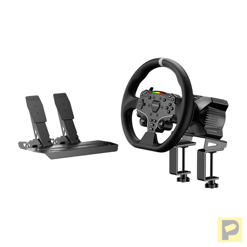 Gaming set - R3 base + ES steering wheel + SRP-Lite pedals + clamps Moza Racing R3 RS074 (PC)