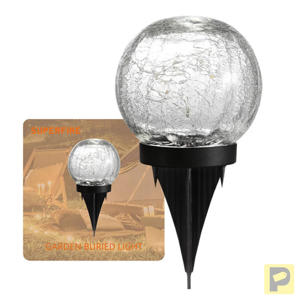 Garden solar lamp Superfire FF16-A, 600mAh