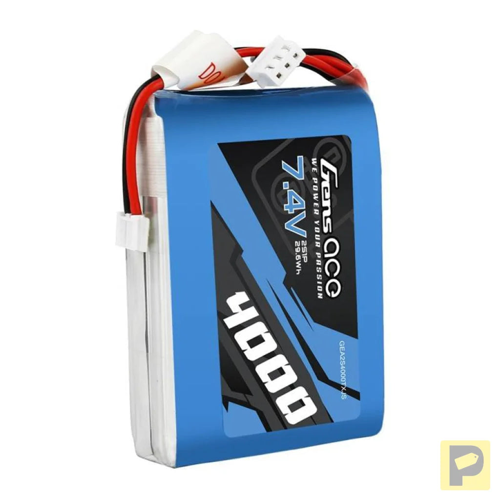 Gens Ace 4000mAh 7.4V 1C LiPo battery