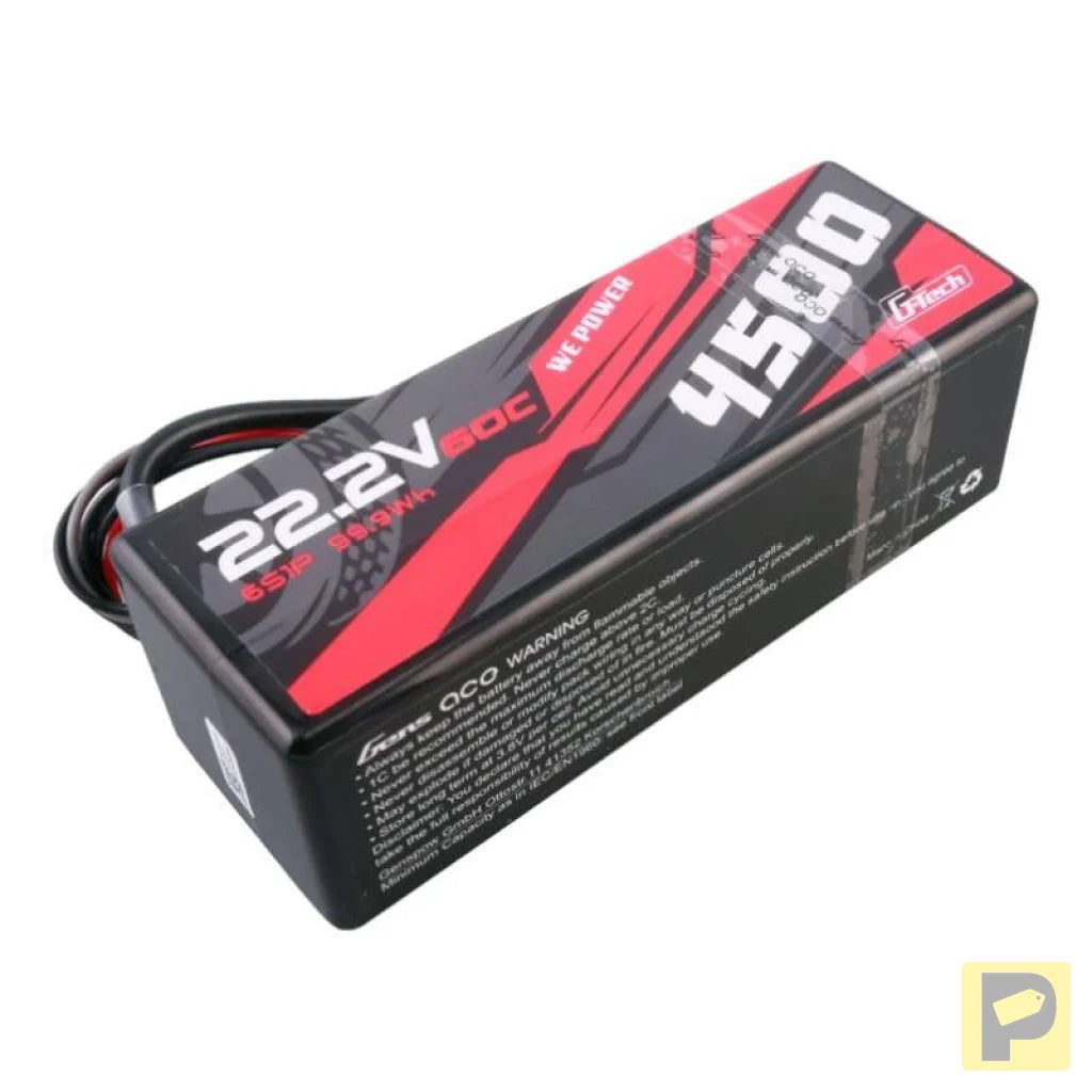 Gens ace G-Tech 4500mAh 6S1P 22.2V 60C HardCase RC car Lipo Battery 14#