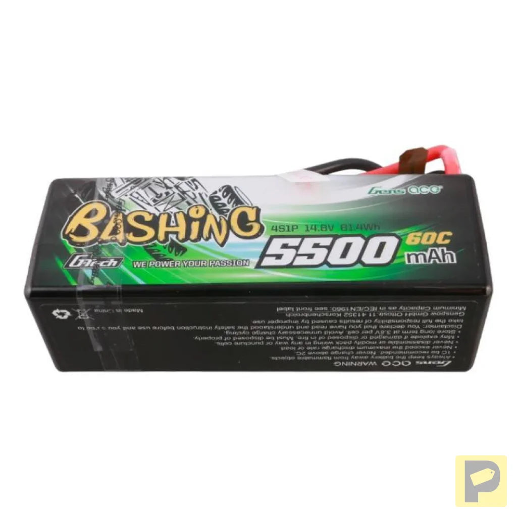 Gens ace G-Tech 5500mAh 4S1P 14.8V 60C HardCase RC car Lipo Battery