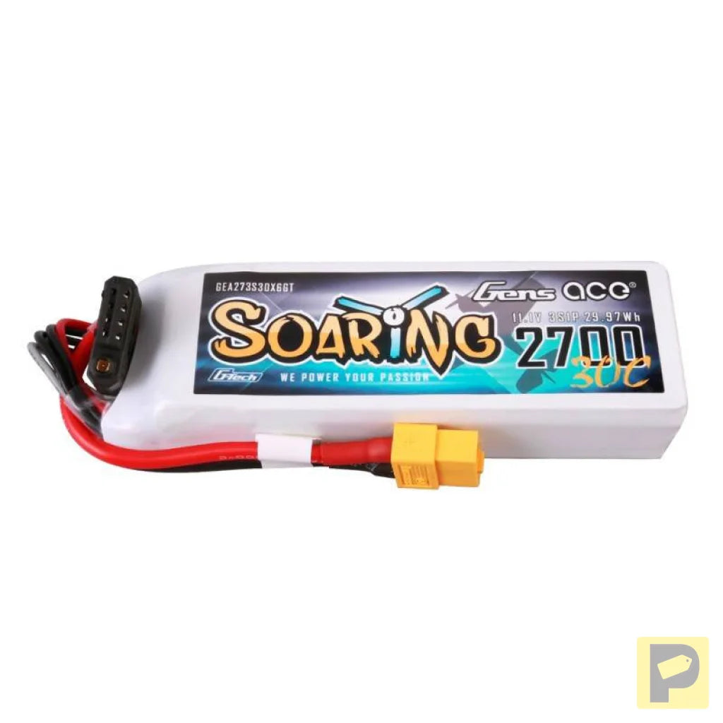 Gens ace G-Tech Soaring 2700mAh 11.1V 30C 3S1P LiPo Battery