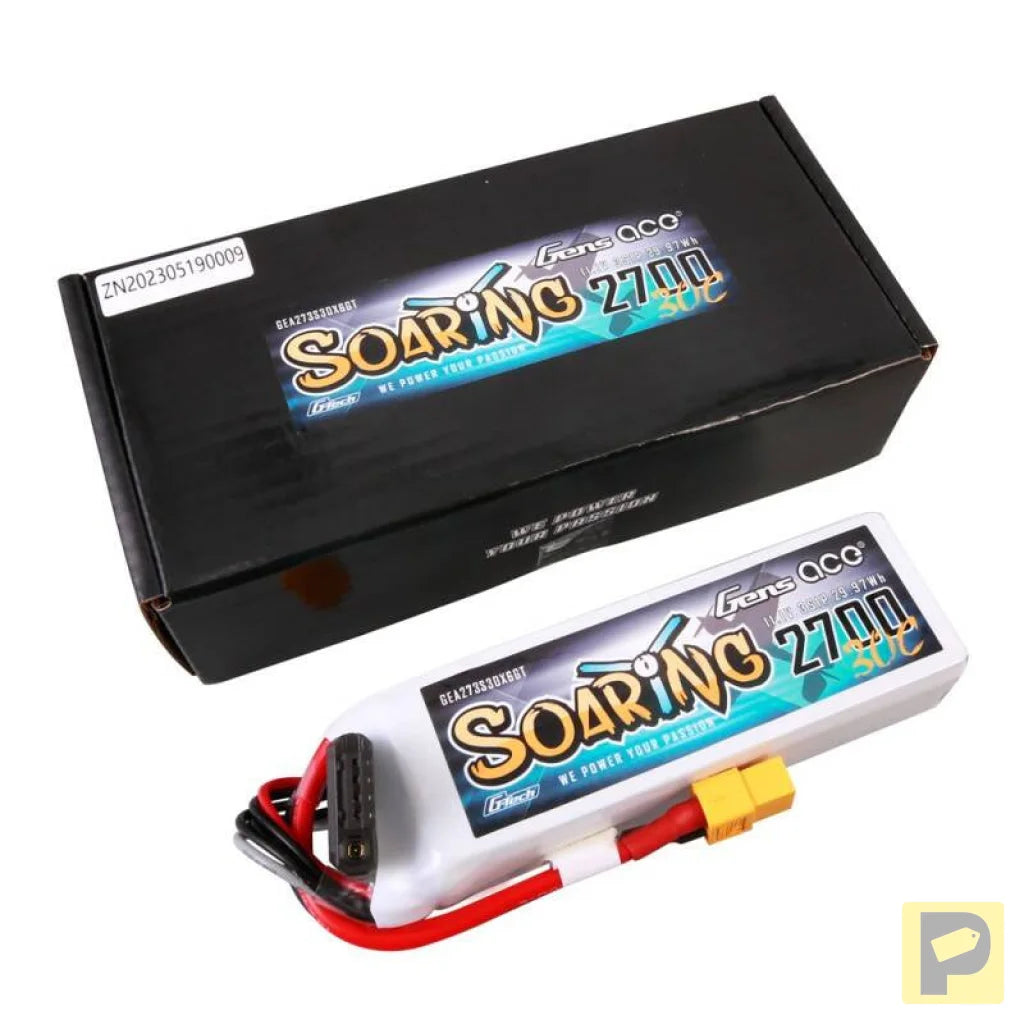 Gens ace G-Tech Soaring 2700mAh 11.1V 30C 3S1P LiPo Battery