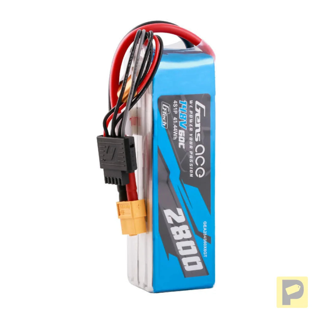 Gens ace G-Tech Soaring 2800mAh 14.8V 60C 4S1P LiPo XT60