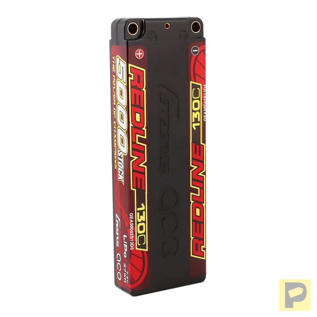 Gens ace Redline Series 5000mAh 7.4V 130C 2S1P HardCase 56# HV Lipo Battery