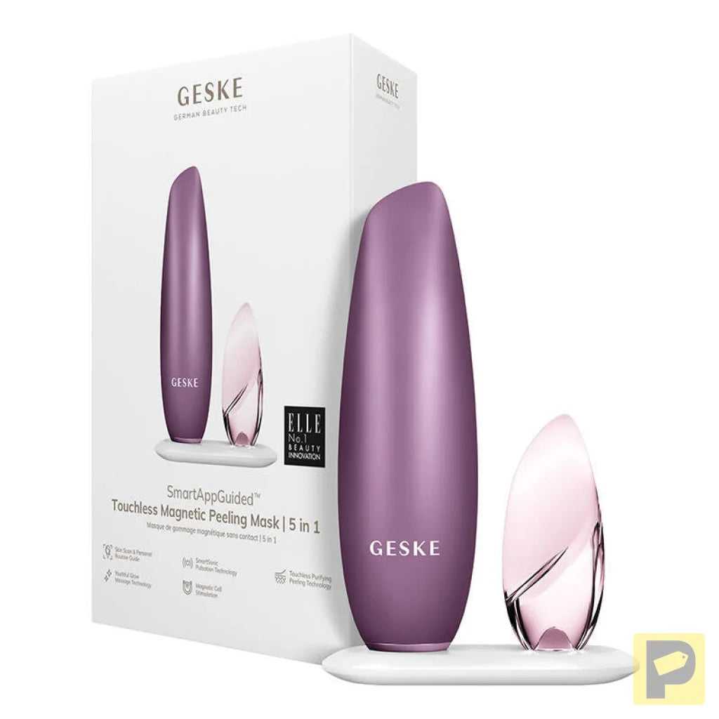 Geske Magnetic Touchless 5-in-1 Facial Mask Scrub (pink).