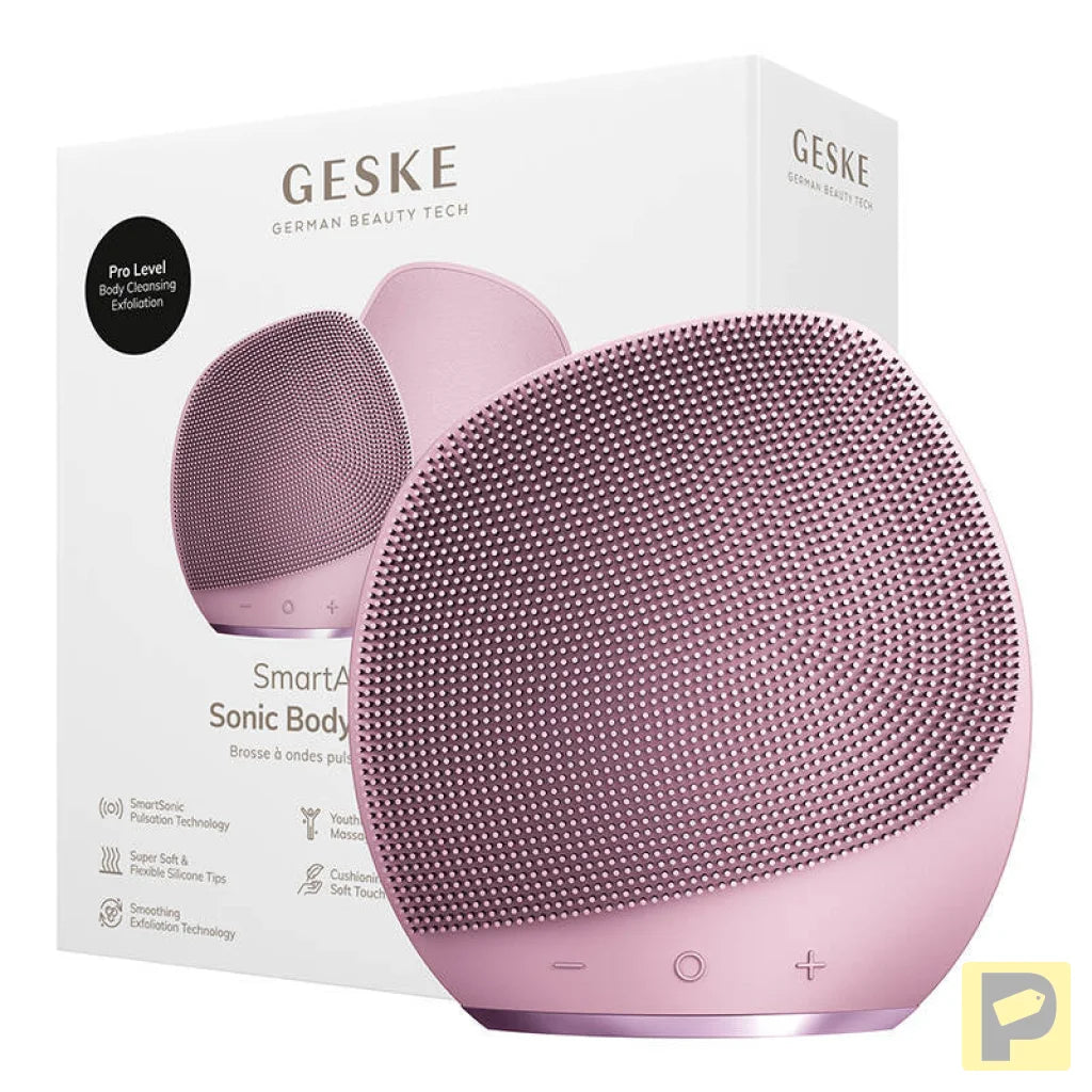 Geske Sonic Body Brush&Intensive Exfoliator 7in1 (pink)