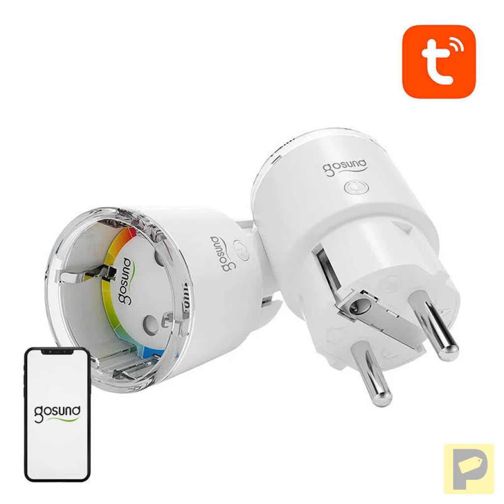 Gosund EP2 WiFi smart socket, 2 pieces (two-pack) 10A Tuya