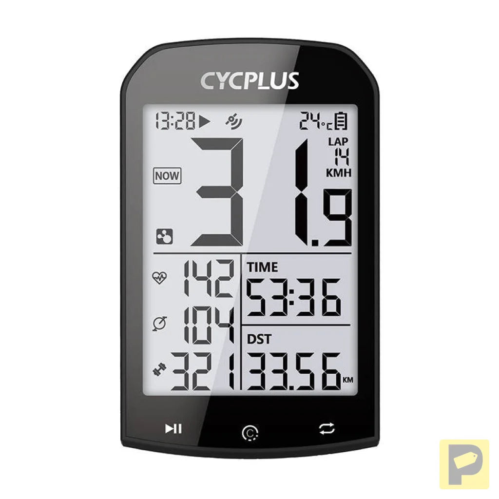 GPS bike computer Cycplus M1 - compatibile with Strava, Trainingpeaks etc.