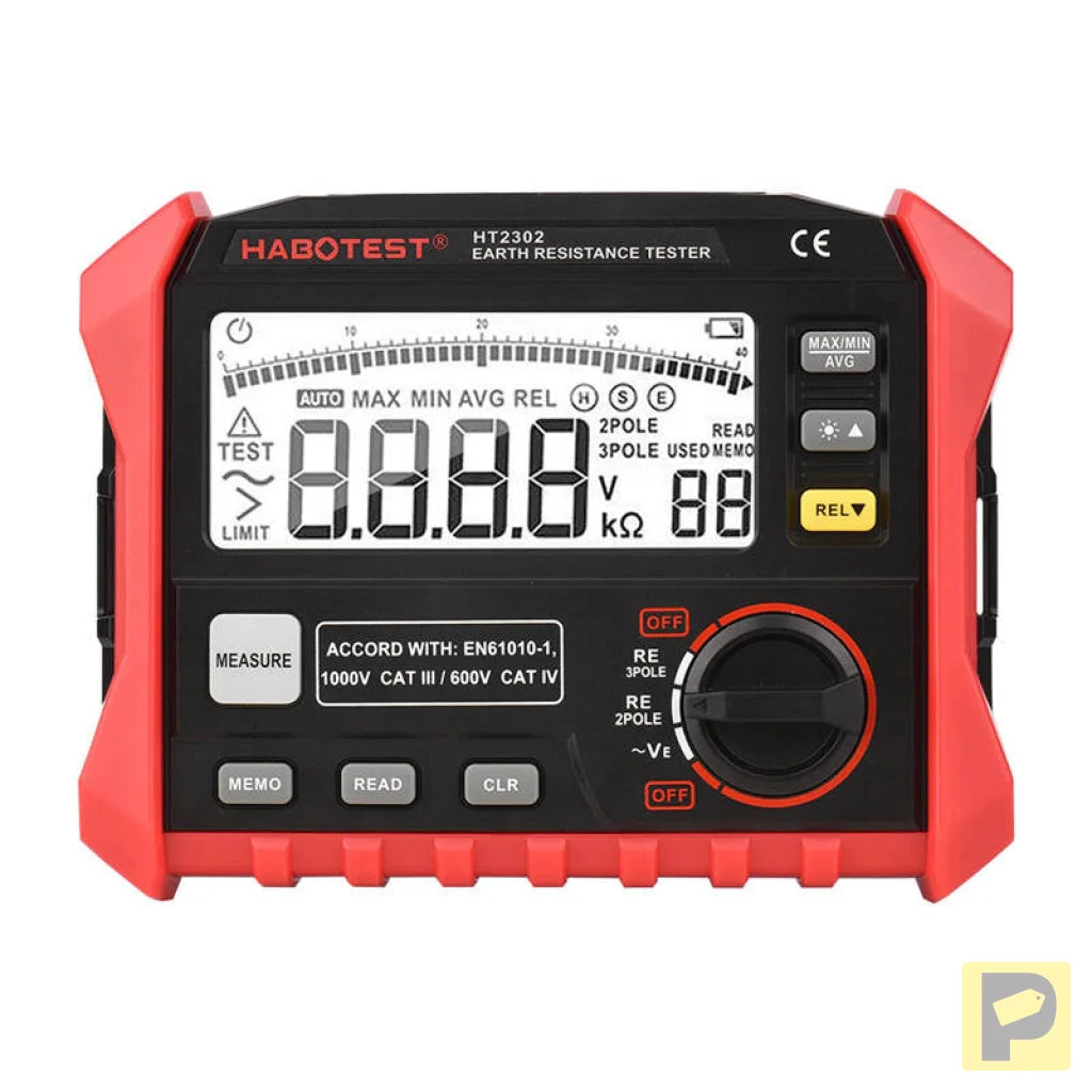 Habotest HT2302 Digital Earth Resistance Tester