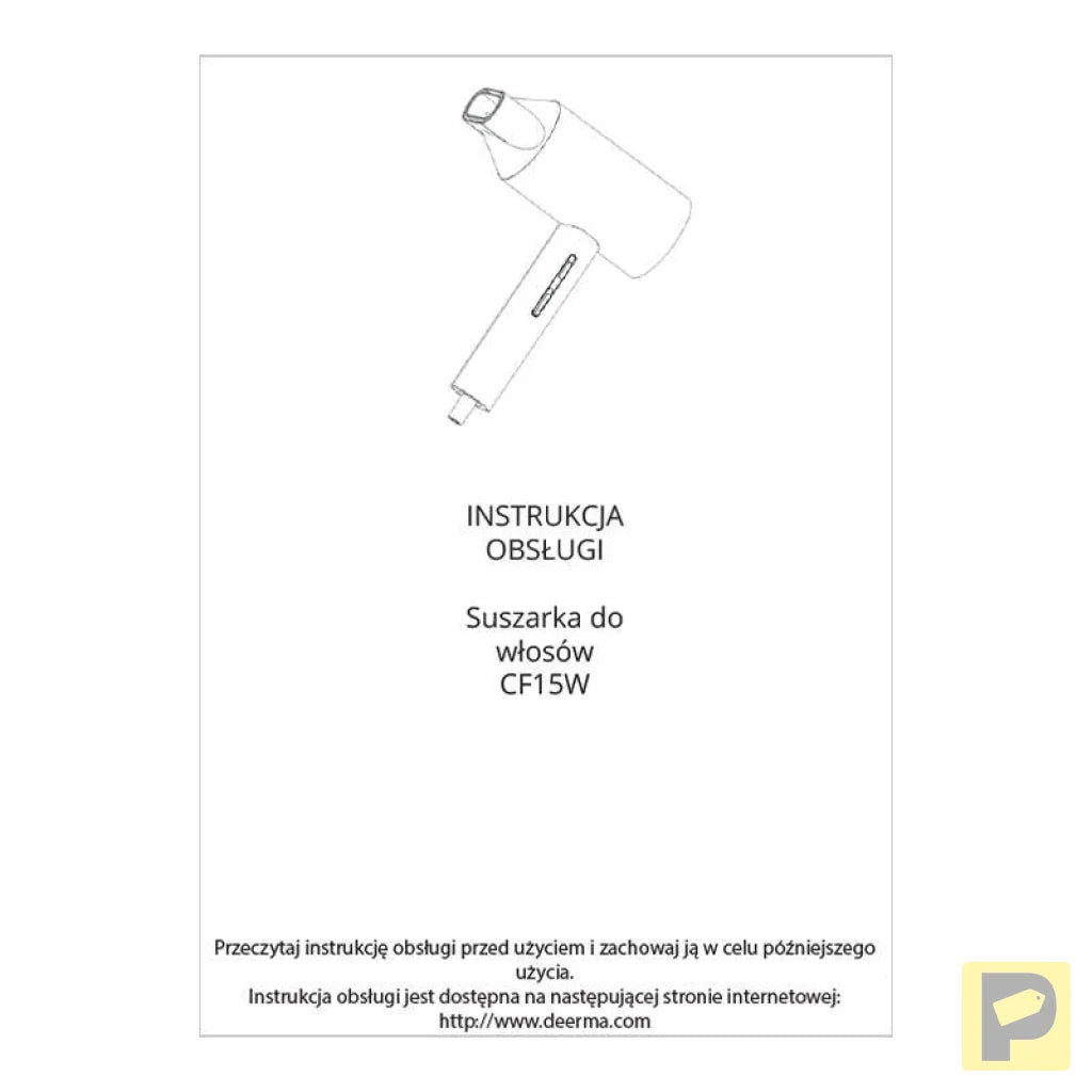 Hair Dryer Deerma CF15W
