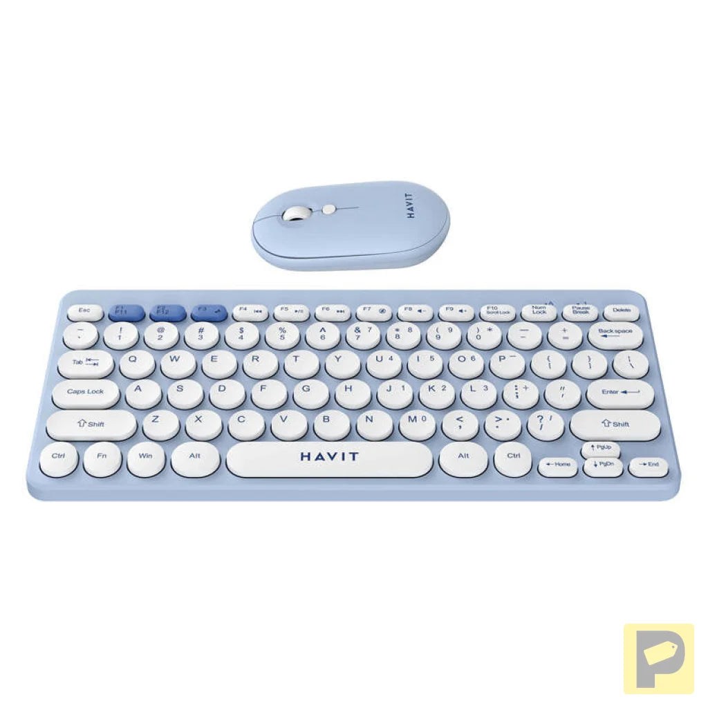 Havit KB279GCM wireless 2-in-1 gaming set keyboard + mouse (blue) (QWERTY)