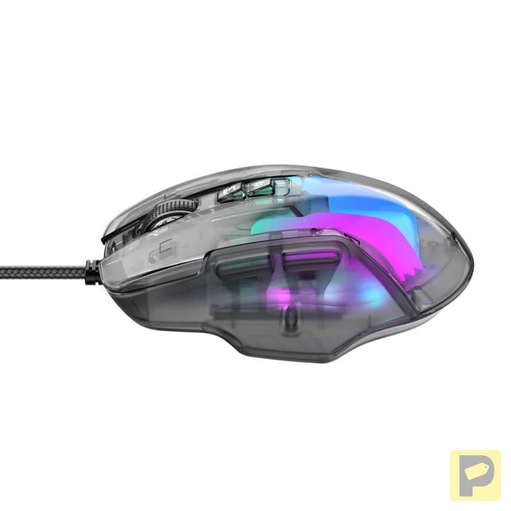 Havit MS1011SE wired gaming mouse (transparent/black)