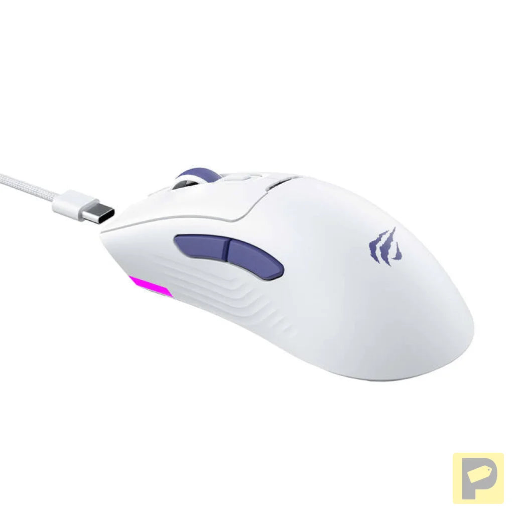 Havit MS966 RGB wired gaming mouse (white)
