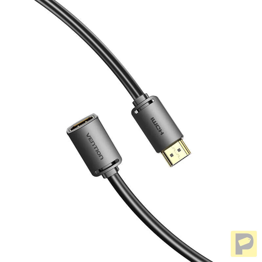 HDMI 2.0 Male to HDMI 2.0 Female Extension Cable Vention AHCBH 2m, 4K 60Hz, (Black)