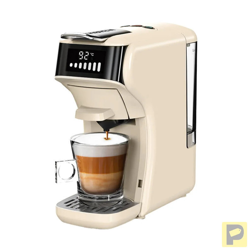 HiBREW 5-in-1 capsule coffee maker H1B-beige (beige)