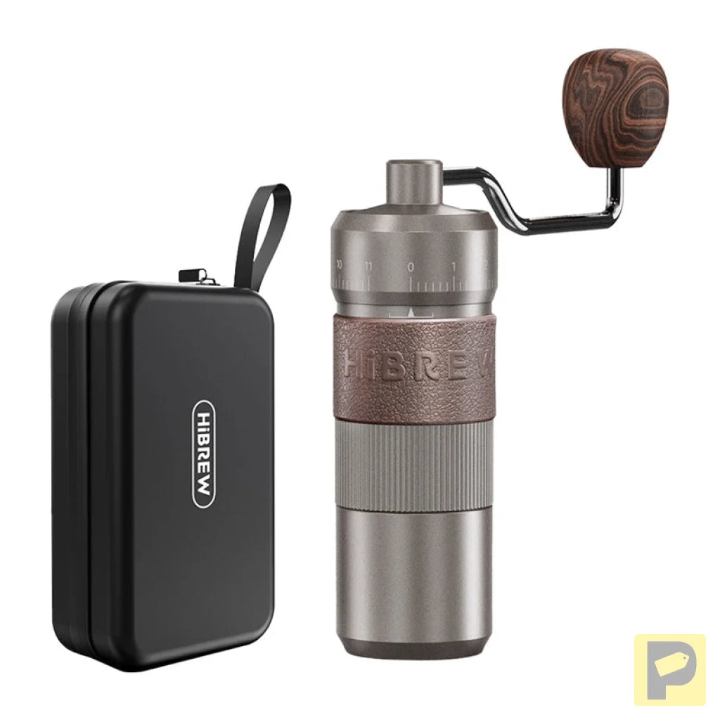 HiBREW G4B manual coffee grinder with adjustable grind.