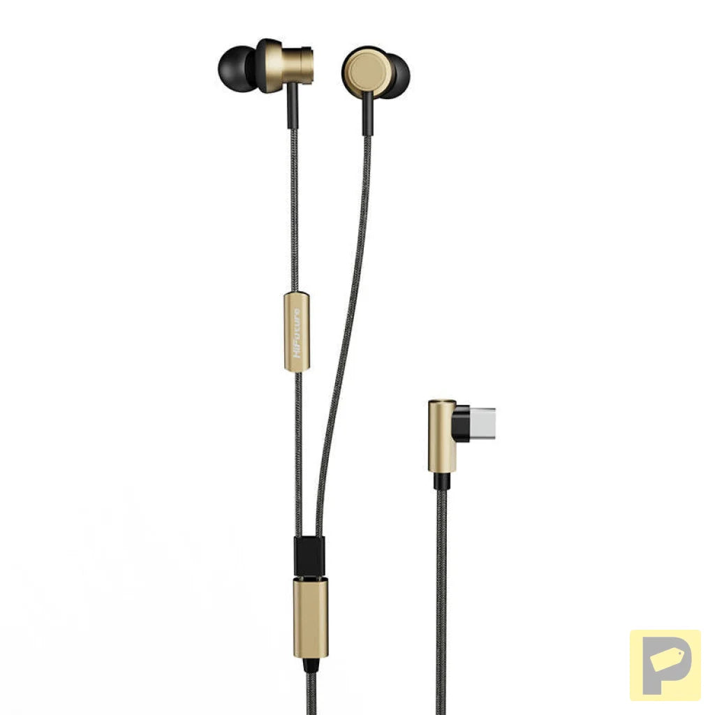 HiFuture Hi5 Wired Headphones (Gold)