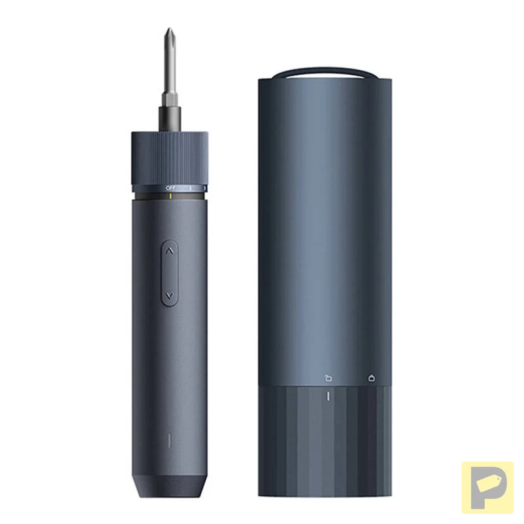 HOTO QWLSD001 cordless precision screwdriver + bit set (blue)