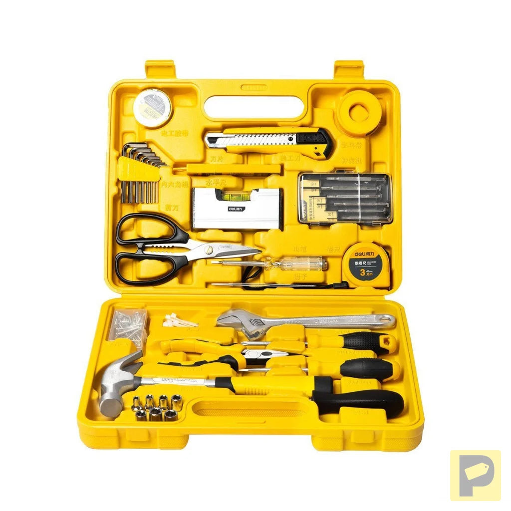 Household Tool Set 38 pcs Deli Tools EDL1038J