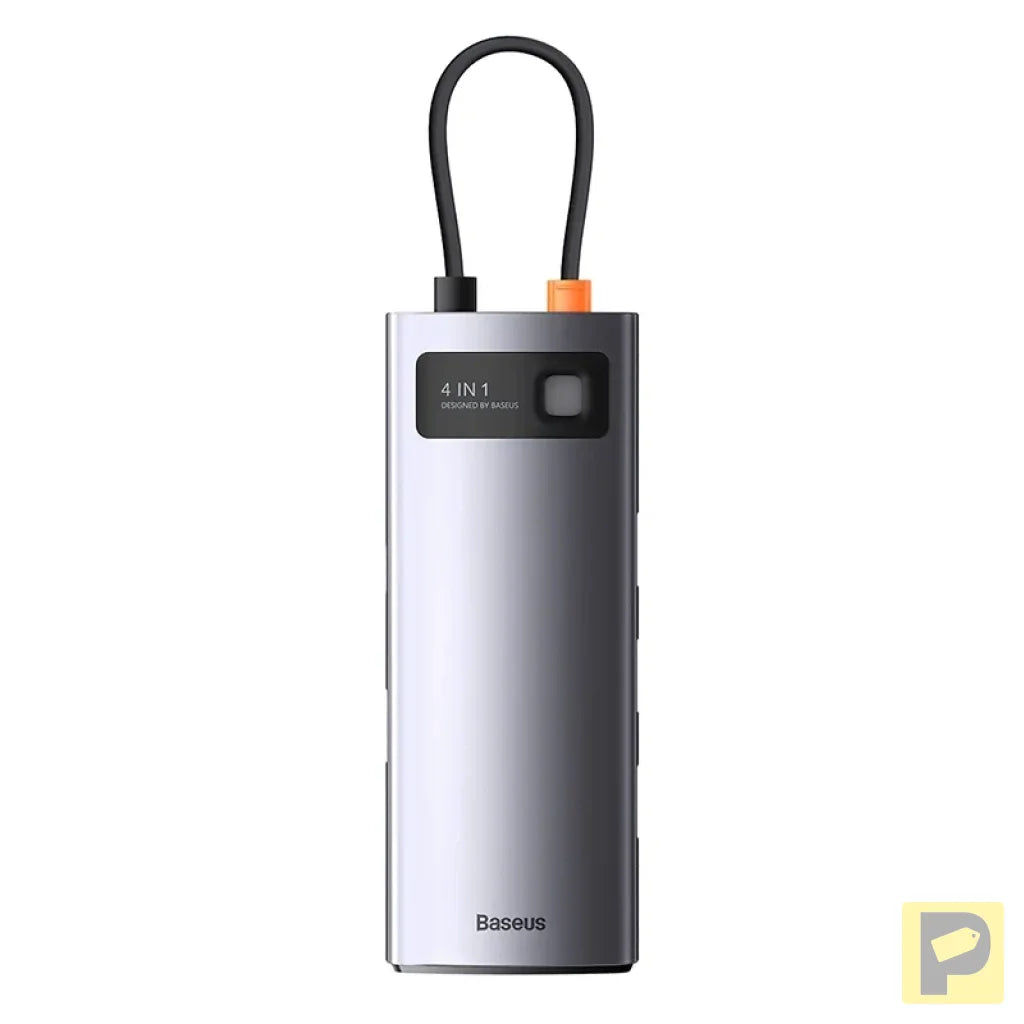 Hub 4in1 Baseus Metal Gleam Series, USB-C to 4x USB 3.0