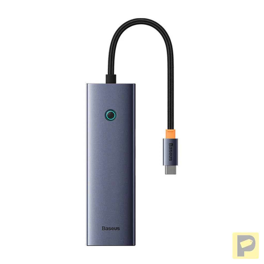 Hub 7w1 Baseus UltraJoy 7-Port ( USB-C to 1xHDMI4K@30Hz + 2xUSB 3.0 + 1xPD +RJ45 + SD/TF3.0)