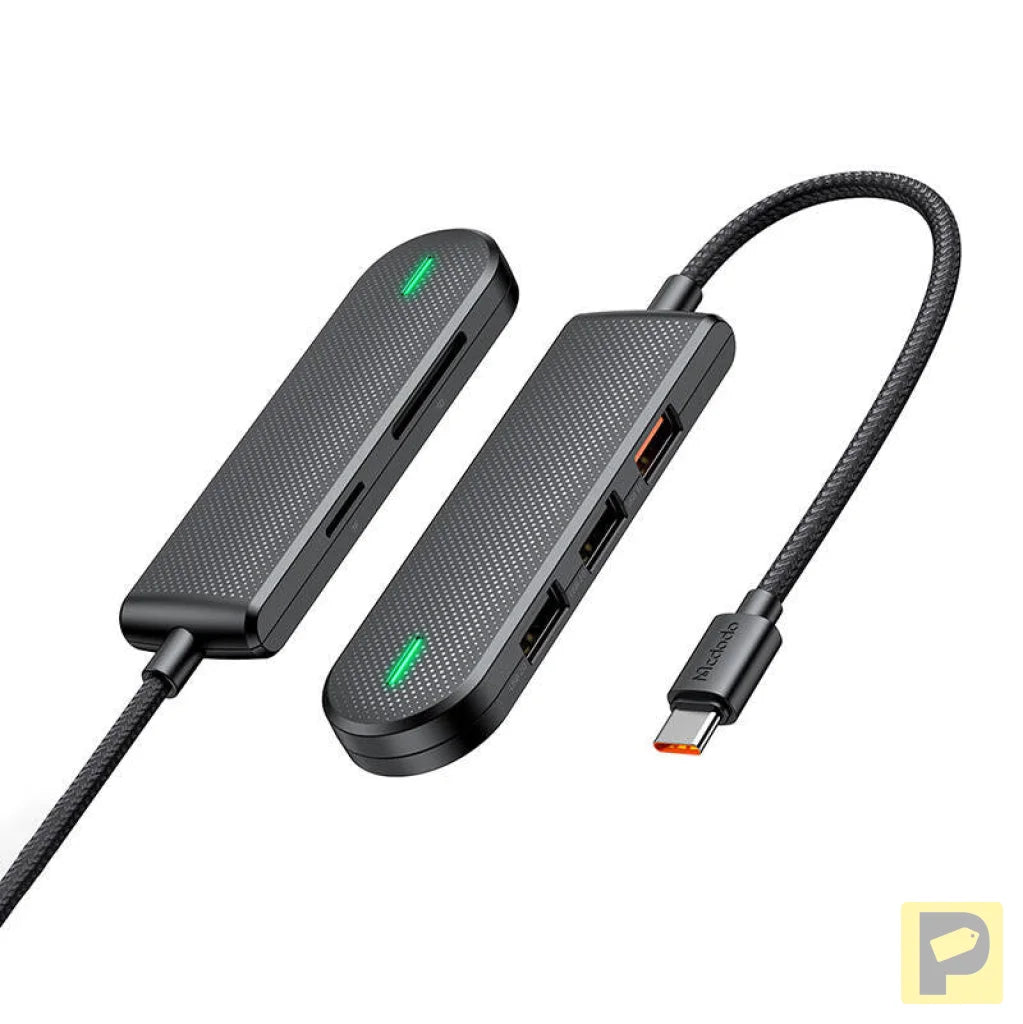 Hub USB-C Mcdodo HU-1430 5w1 (USB2.0*3,USB3.0*1,SD/TF)