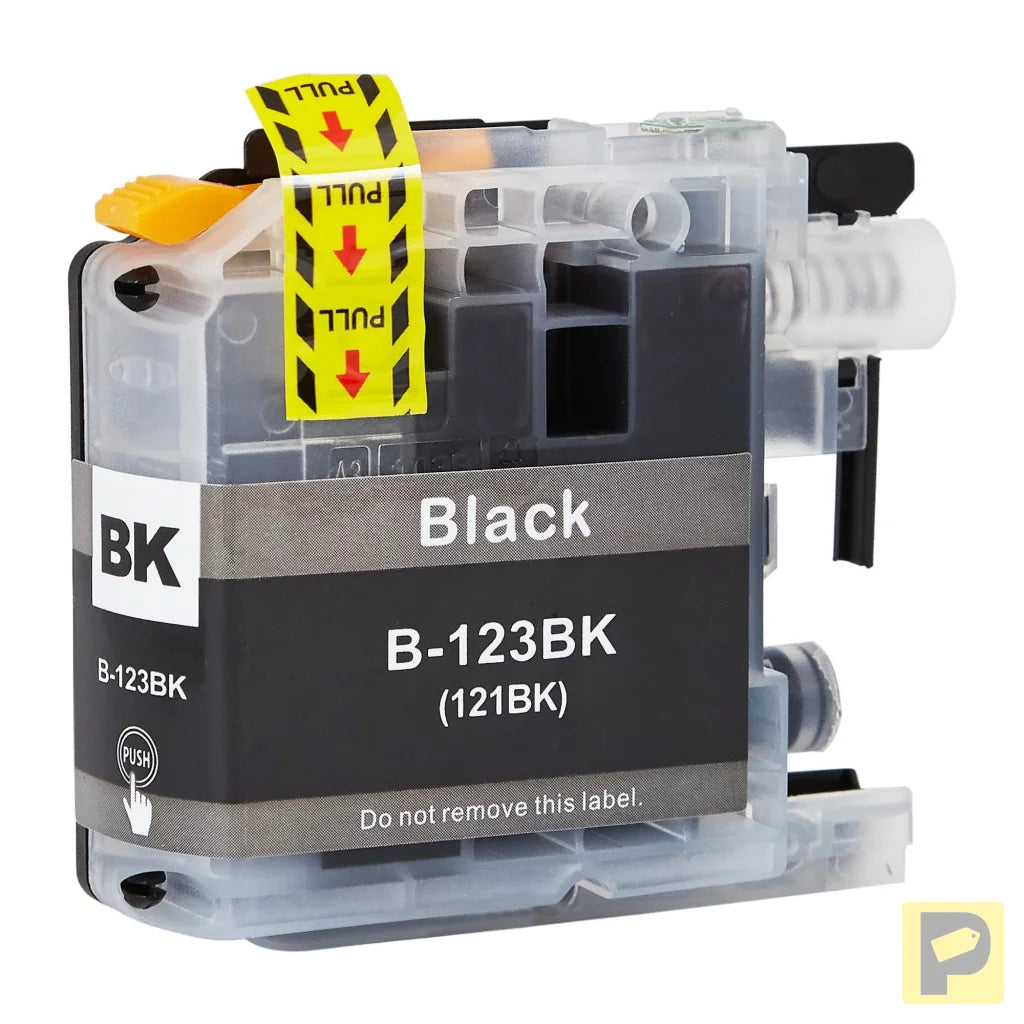 Ink for Brother | LC123BK | black | 16 ml | bulk