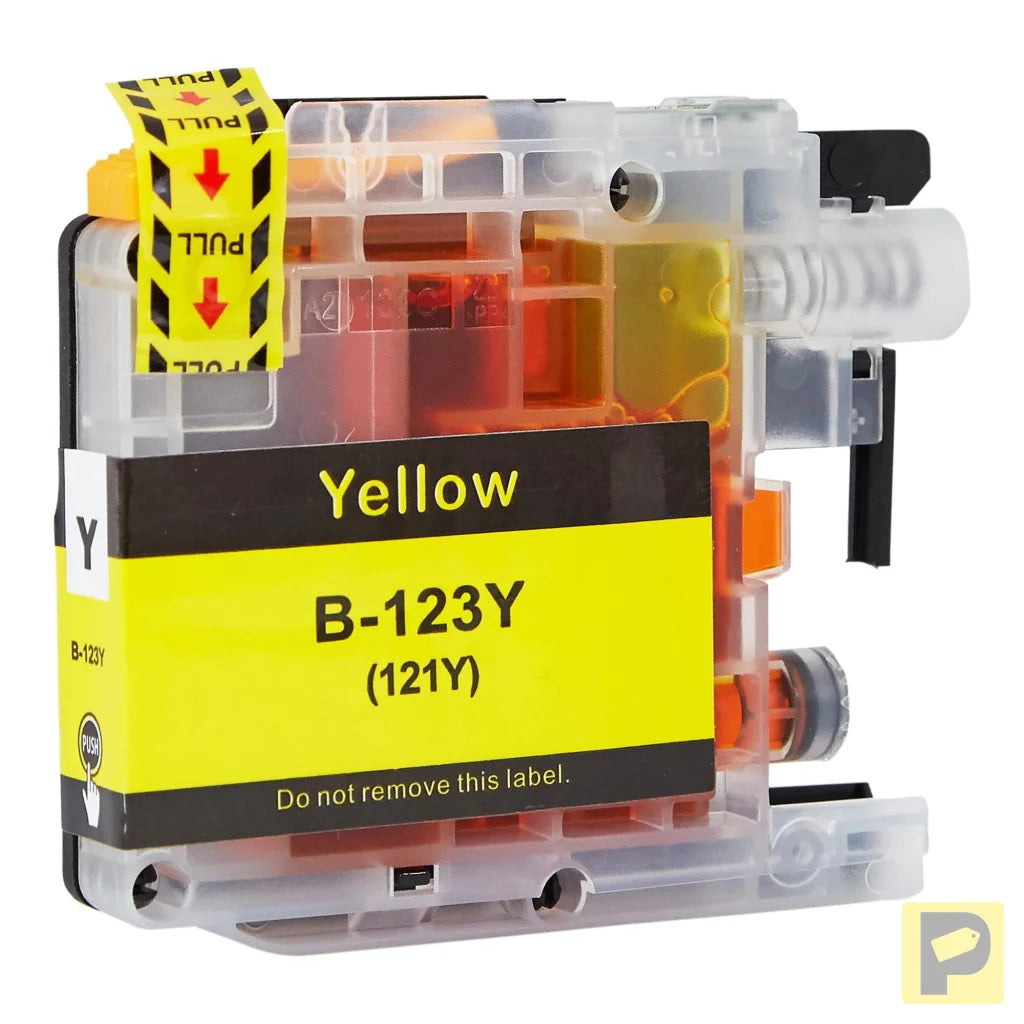Ink for Brother | LC123Y | yellow | 10 ml | bulk