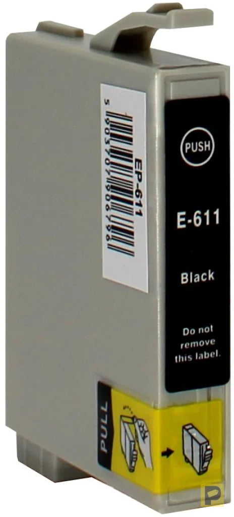 Ink for Epson | C13T06114010 / T0611 | black | 20 ml | bulk