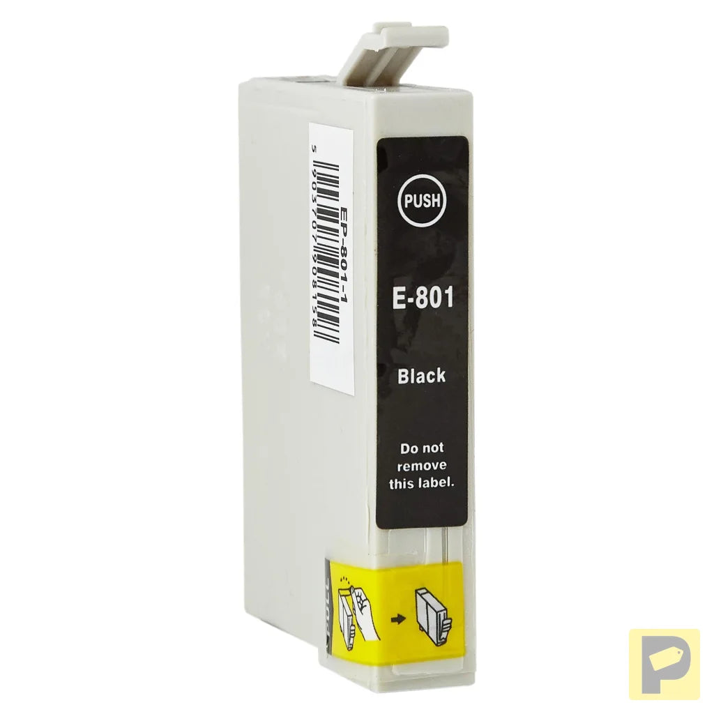 Ink for Epson | C13T08014010 / T0801 | black | 15 ml | bulk