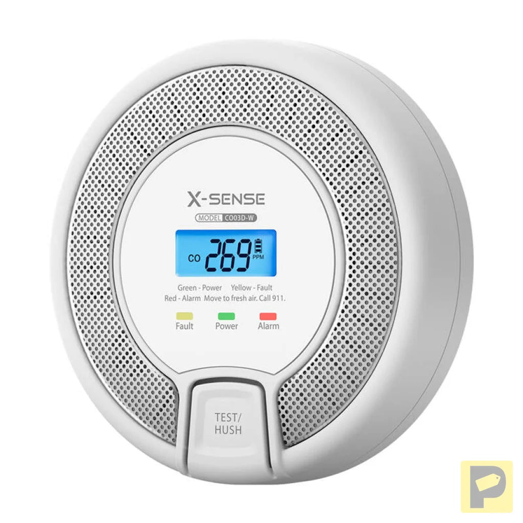 Interlinked CO Alarm X-Sense CO03D-W Link+
