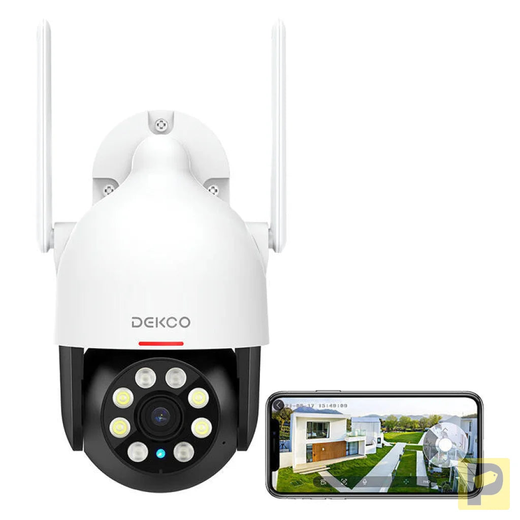 IP Outdoor camera WiFi DEKCO DC5L 2K QHD 166°