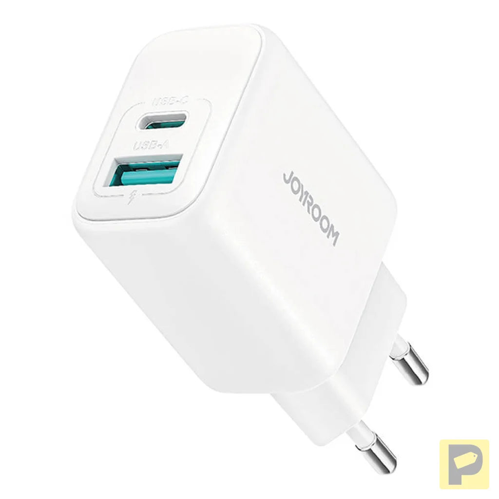Joyroom JR-TCF21 Dual-Port (A+C) Power Charger (white)