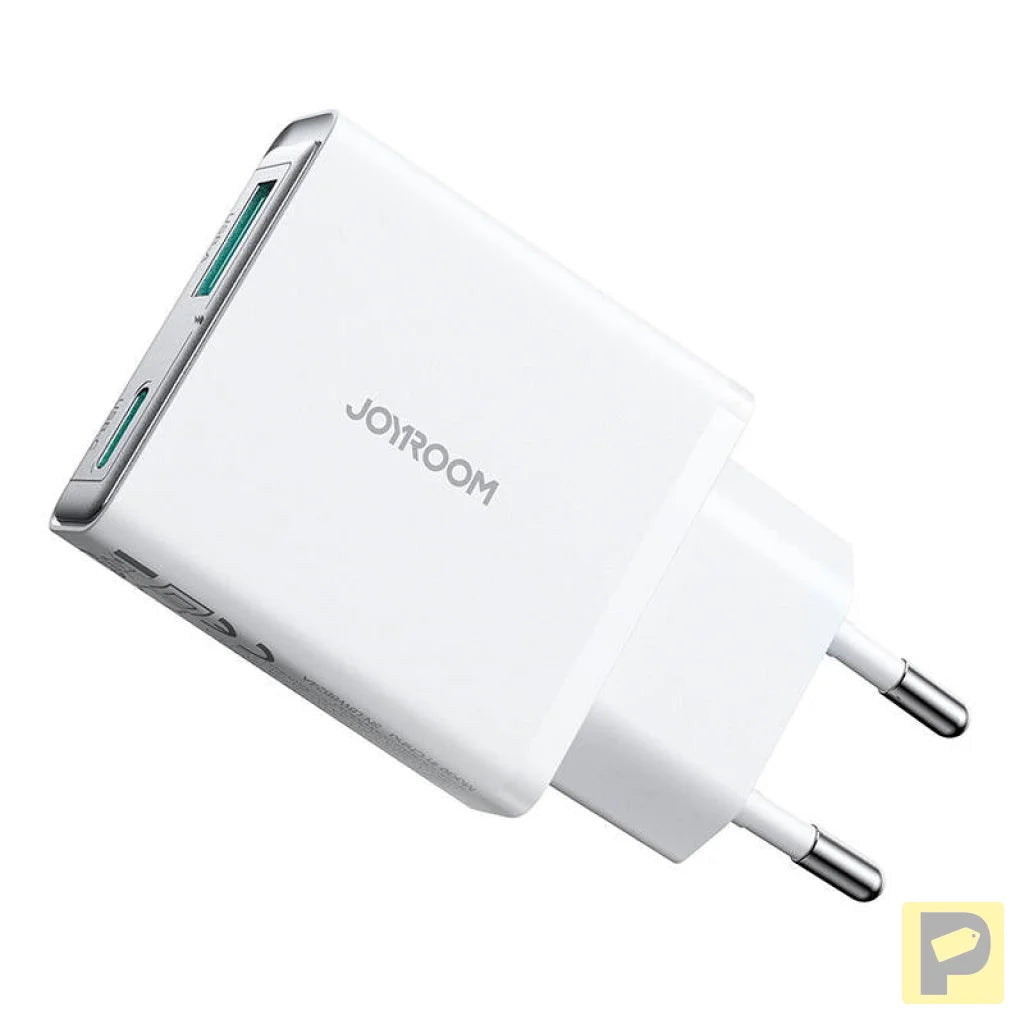 Joyroom mains charger JR-TCF14 (A+C) Super Slim 20W (white)