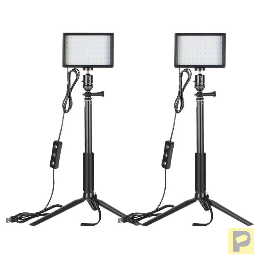 Kit Neewer ZC-10S two lamps LED + filters + tripods