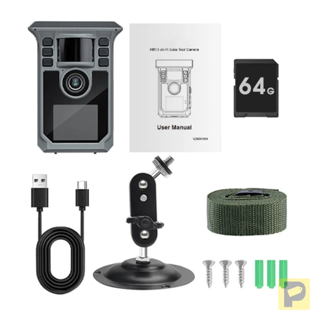 KJK HRIVCAM Solar Panel Photo Camera (HR-HC13)