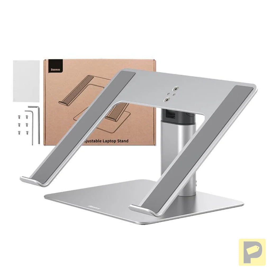 Laptop stand Baseus 11-17", adjustable (silver)