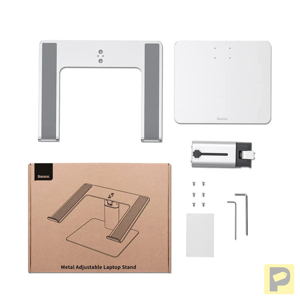 Laptop stand Baseus 11-17", adjustable (silver)